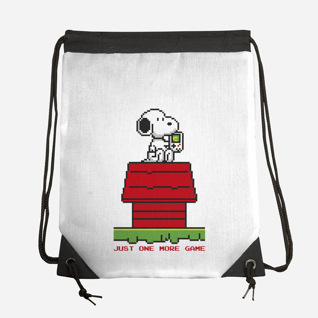 8 Bit Dog-None-Drawstring-Bag-sebasebi