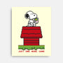 8 Bit Dog-None-Stretched-Canvas-sebasebi