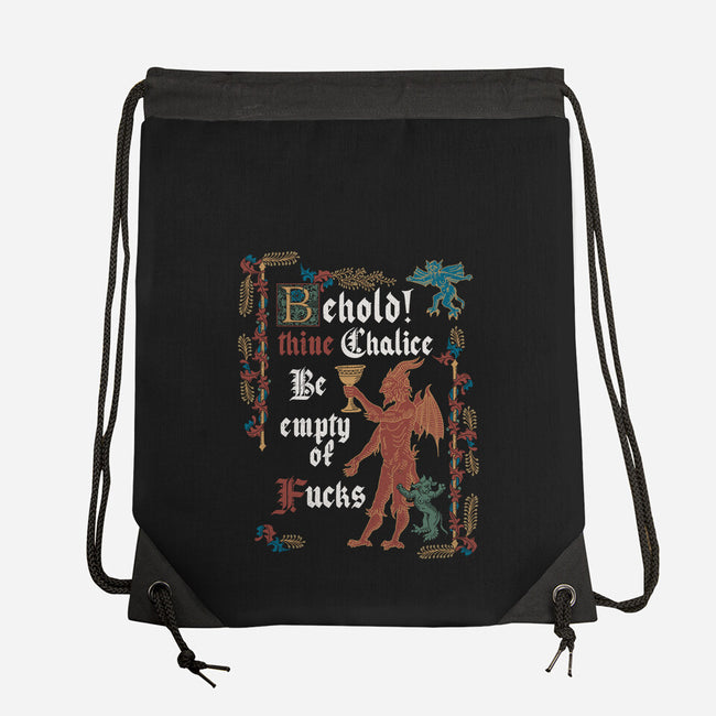 Behold Thine Chalice-None-Drawstring-Bag-Nemons