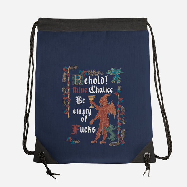 Behold Thine Chalice-None-Drawstring-Bag-Nemons