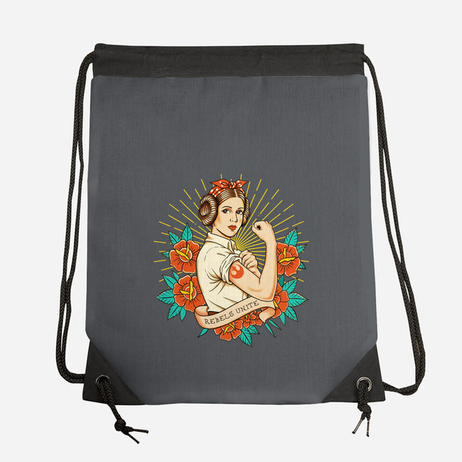 Rebels Unite Tattoo-None-Drawstring-Bag-P1yu5h