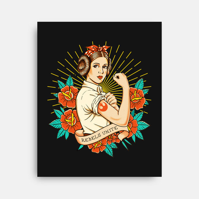 Rebels Unite Tattoo-None-Stretched-Canvas-P1yu5h