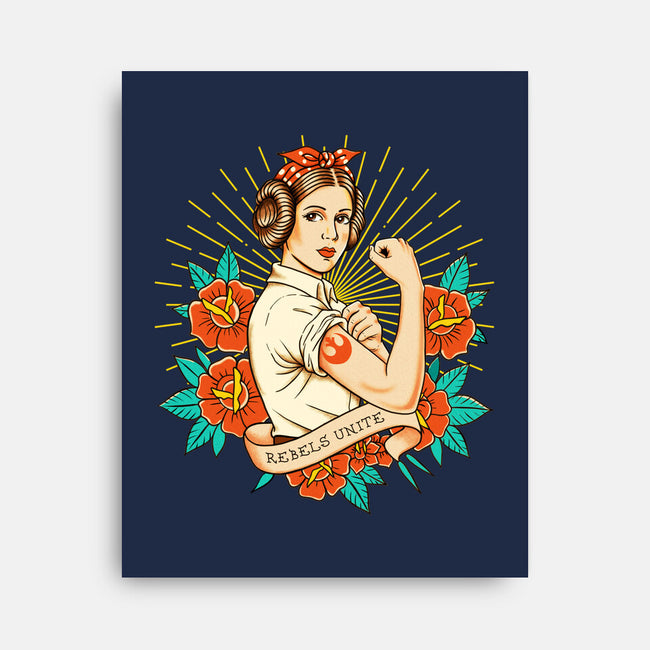Rebels Unite Tattoo-None-Stretched-Canvas-P1yu5h