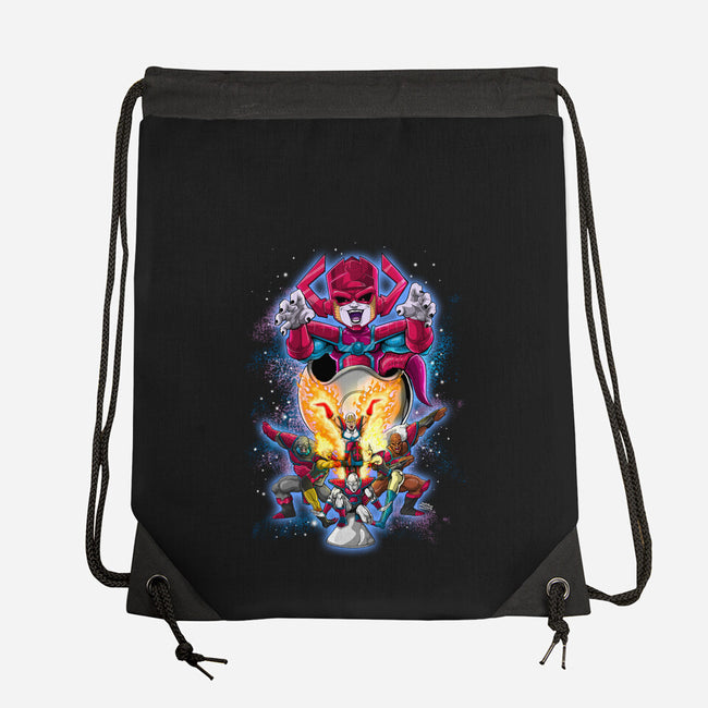 Galafreeze And The Herald Force-None-Drawstring-Bag-Ozzy Fernandez