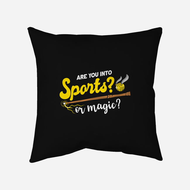 Sports Or Magic-None-Removable Cover w Insert-Throw Pillow-krisren28
