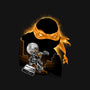 Nun-Chucks Wielder Ninja-None-Stretched-Canvas-hypertwenty