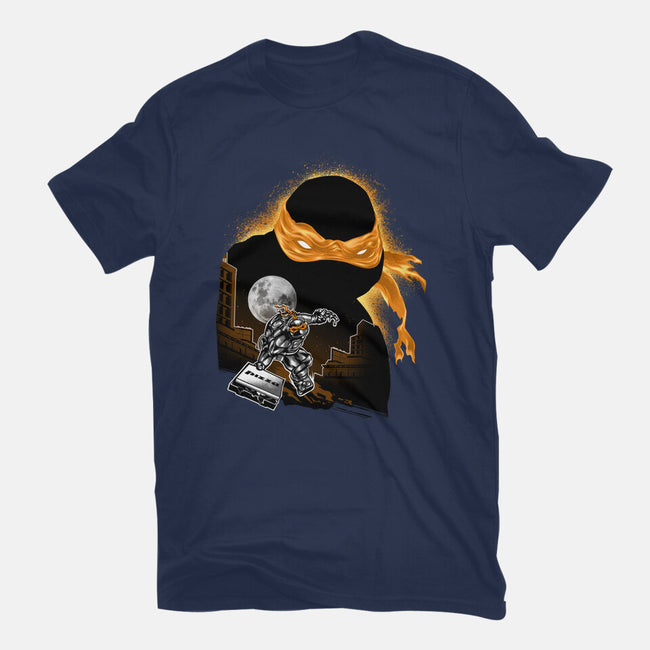 Nun-Chucks Wielder Ninja-Womens-Basic-Tee-hypertwenty