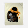 Nun-Chucks Wielder Ninja-None-Fleece-Blanket-hypertwenty