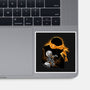 Nun-Chucks Wielder Ninja-None-Glossy-Sticker-hypertwenty