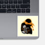 Nun-Chucks Wielder Ninja-None-Glossy-Sticker-hypertwenty