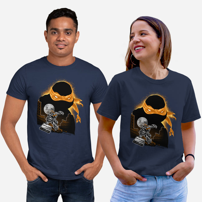 Nun-Chucks Wielder Ninja-Unisex-Basic-Tee-hypertwenty