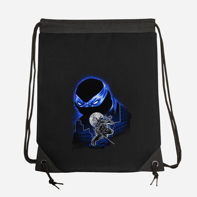 Katana Weilder Ninja-None-Drawstring-Bag-hypertwenty