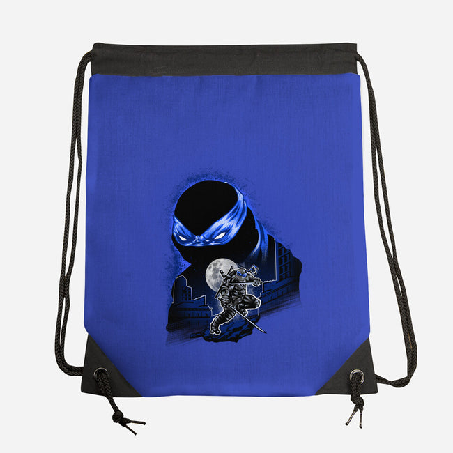 Katana Weilder Ninja-None-Drawstring-Bag-hypertwenty