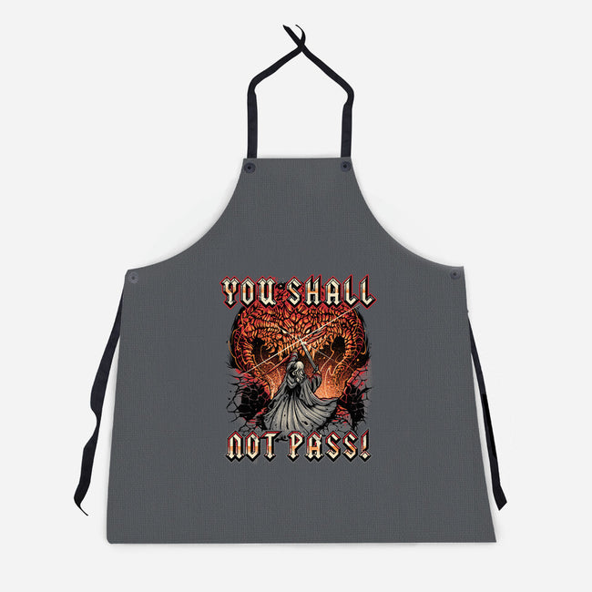 You Shall Not Pass-Unisex-Kitchen-Apron-momma_gorilla