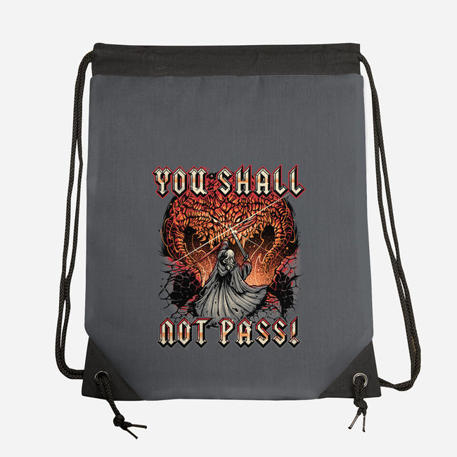 You Shall Not Pass-None-Drawstring-Bag-momma_gorilla