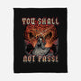 You Shall Not Pass-None-Fleece-Blanket-momma_gorilla