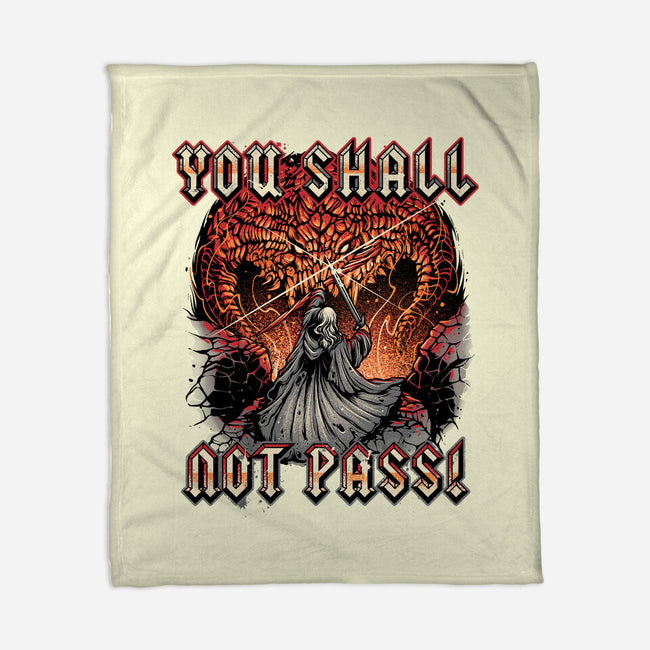 You Shall Not Pass-None-Fleece-Blanket-momma_gorilla