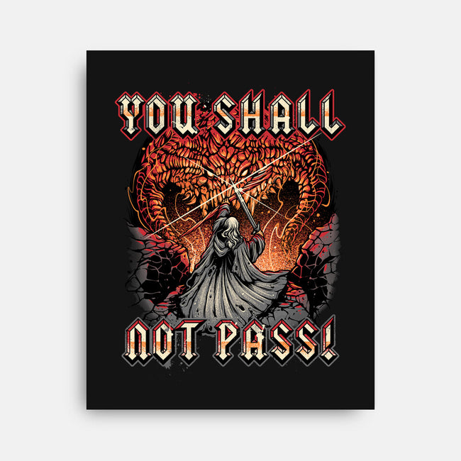 You Shall Not Pass-None-Stretched-Canvas-momma_gorilla