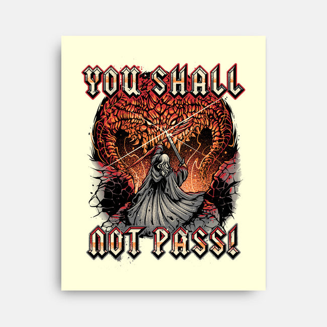 You Shall Not Pass-None-Stretched-Canvas-momma_gorilla