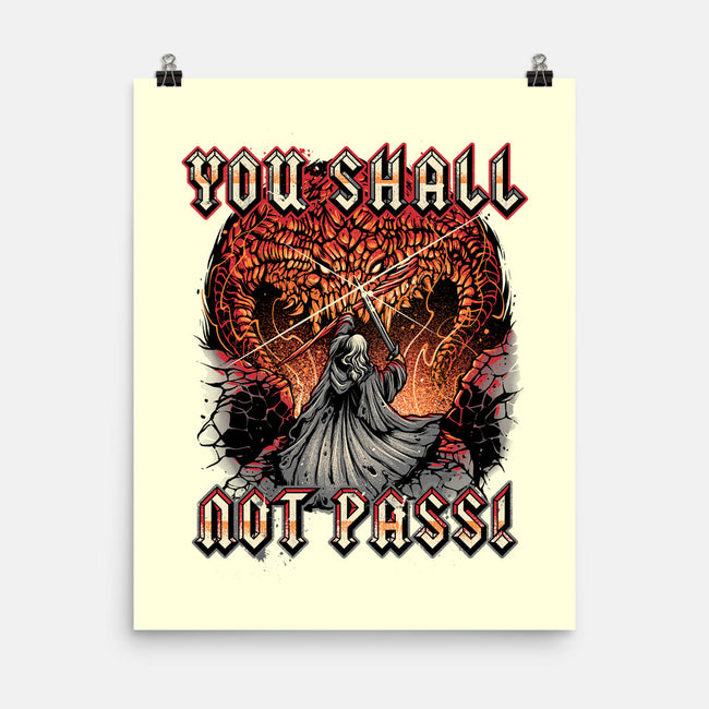 You Shall Not Pass-None-Matte-Poster-momma_gorilla