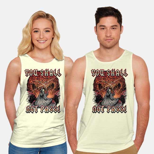 You Shall Not Pass-Unisex-Basic-Tank-momma_gorilla