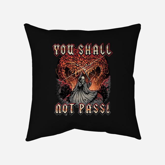 You Shall Not Pass-None-Removable Cover w Insert-Throw Pillow-momma_gorilla