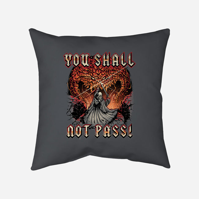 You Shall Not Pass-None-Removable Cover w Insert-Throw Pillow-momma_gorilla