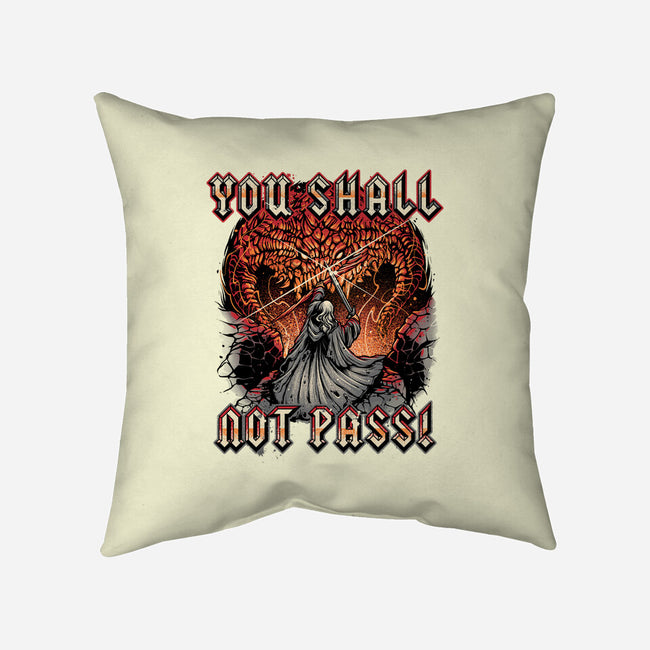 You Shall Not Pass-None-Removable Cover w Insert-Throw Pillow-momma_gorilla