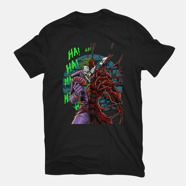 The Carnage That Laughs-Mens-Basic-Tee-Ozzy Fernandez