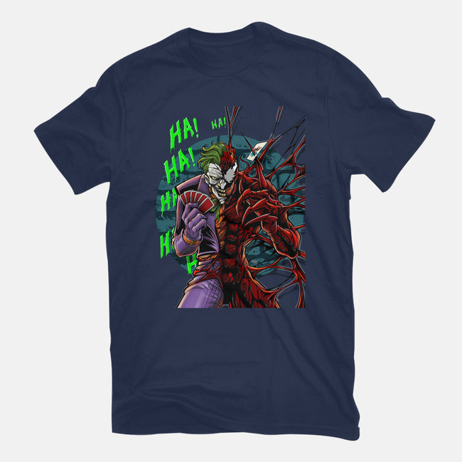 The Carnage That Laughs-Mens-Basic-Tee-Ozzy Fernandez