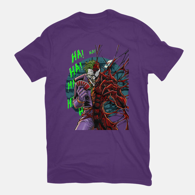 The Carnage That Laughs-Mens-Basic-Tee-Ozzy Fernandez