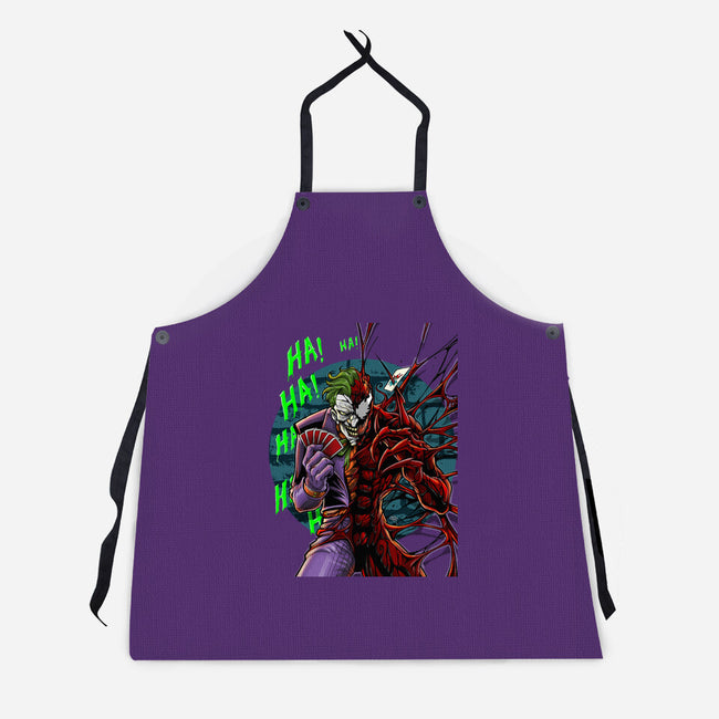 The Carnage That Laughs-Unisex-Kitchen-Apron-Ozzy Fernandez