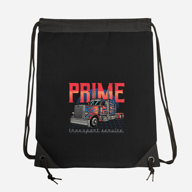Prime Transport Service-None-Drawstring-Bag-momma_gorilla