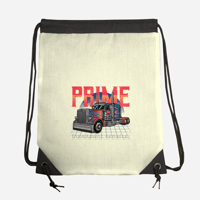 Prime Transport Service-None-Drawstring-Bag-momma_gorilla