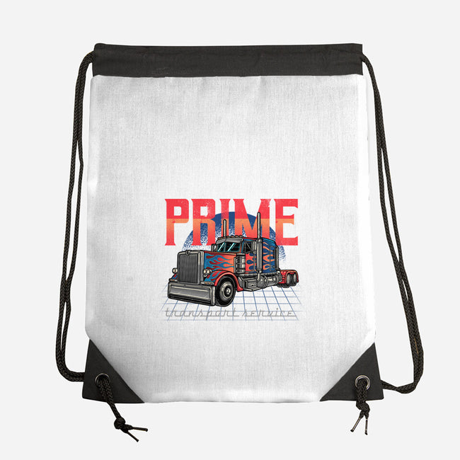 Prime Transport Service-None-Drawstring-Bag-momma_gorilla