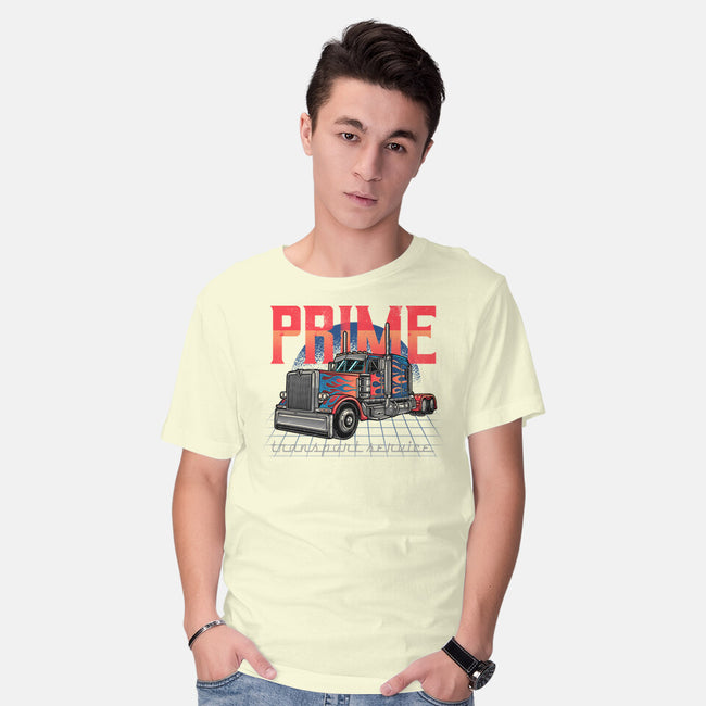Prime Transport Service-Mens-Basic-Tee-momma_gorilla