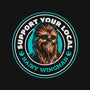 Support Your Local Hairy Wingman-None-Stretched-Canvas-Herk Up Tees