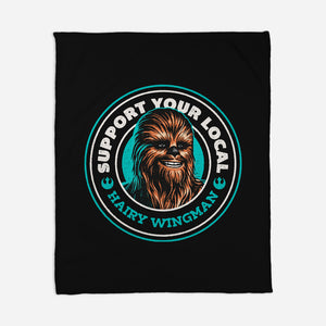 Support Your Local Hairy Wingman-None-Fleece-Blanket-Herk Up Tees