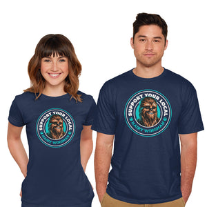 Support Your Local Hairy Wingman-Mens-Basic-Tee-Herk Up Tees