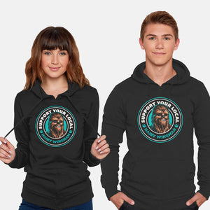 Support Your Local Hairy Wingman-Unisex-Pullover-Sweatshirt-Herk Up Tees