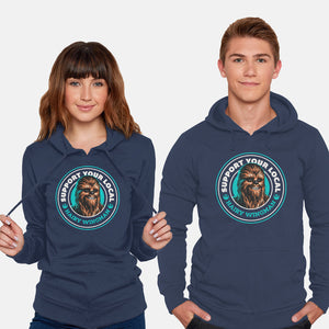 Support Your Local Hairy Wingman-Unisex-Pullover-Sweatshirt-Herk Up Tees