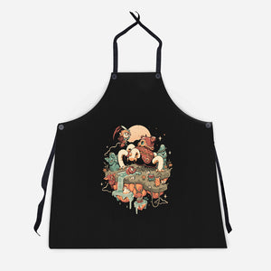 Legend Island-Unisex-Kitchen-Apron-eduely