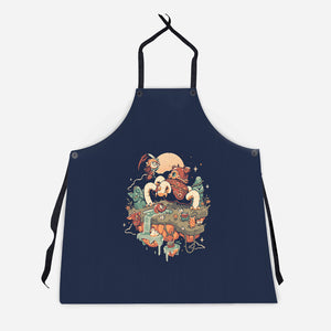 Legend Island-Unisex-Kitchen-Apron-eduely
