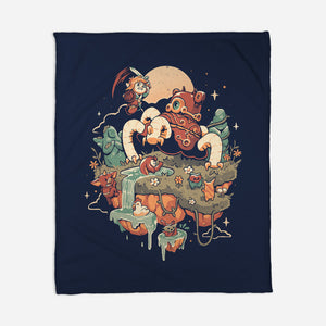 Legend Island-None-Fleece-Blanket-eduely
