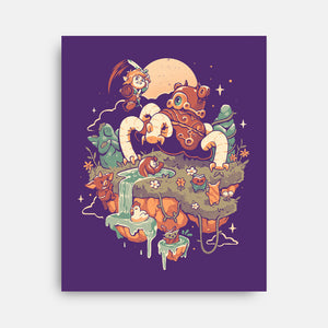 Legend Island-None-Stretched-Canvas-eduely