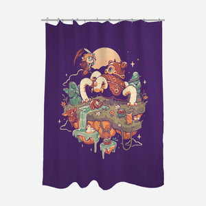 Legend Island-None-Polyester-Shower Curtain-eduely