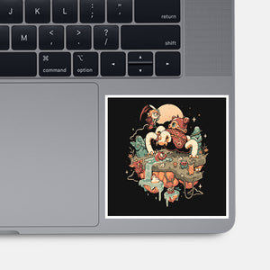 Legend Island-None-Glossy-Sticker-eduely