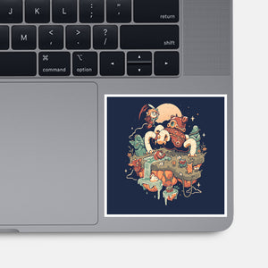 Legend Island-None-Glossy-Sticker-eduely