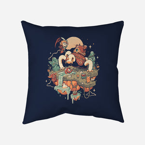 Legend Island-None-Removable Cover w Insert-Throw Pillow-eduely