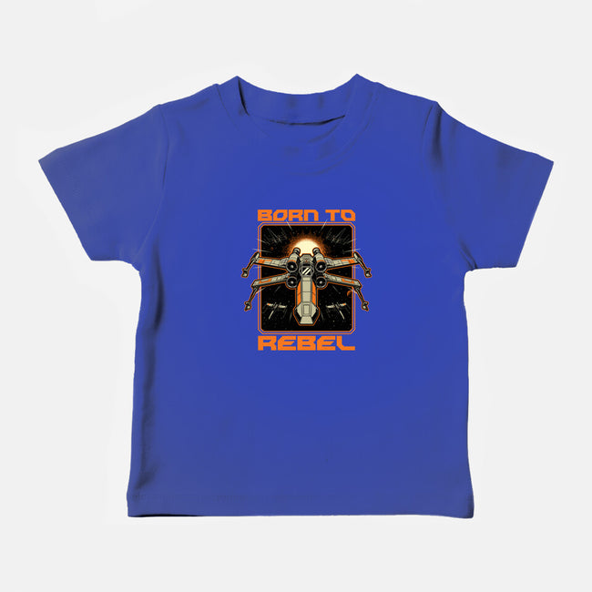 Space War Rebel-Baby-Basic-Tee-Studio Mootant